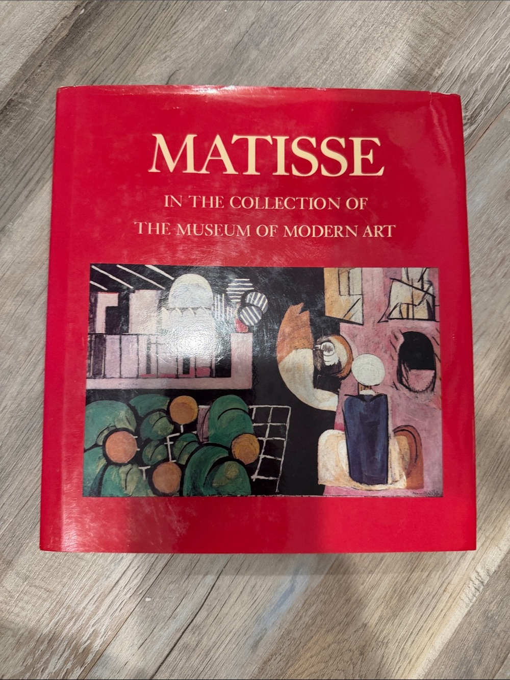 Matisse Coffee Table Book - Red Cover with Colorful Art Panel